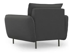 - Poltrona "Vienna" em tecido estrutural cinza escuro - 97x94x95cm*Cosmopolitan Design Hot