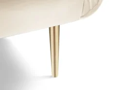 - Poltrona "Vienna" em veludo claro - 97x94x95cm^Cosmopolitan Design