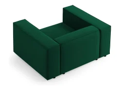 - Poltrona "Arendal" em veludo verde garrafa - 124x102x70cm*Cosmopolitan Design Sale