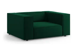 - Poltrona "Arendal" em veludo verde garrafa - 124x102x70cm*Cosmopolitan Design Sale