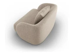 - Poltrona "Tulum" em tecido chenille - 103x90x70cm*Cosmopolitan Design