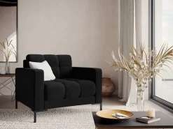 - Poltrona "Bali" em veludo - 87x92x75cm*Cosmopolitan Design Discount