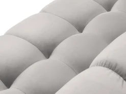 - Sofá "Bali" 2 lugares em veludo prata - 152x92x75cm^Cosmopolitan Design Best