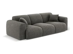 - Sofá "Nolio" 3 lugares em tecido chenille cinza - 235x95x72cm*Cosmopolitan Design