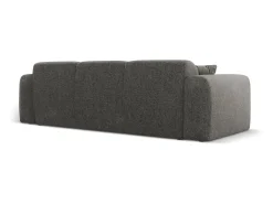 - Sofá "Nolio" 3 lugares em tecido chenille cinza - 235x95x72cm*Cosmopolitan Design