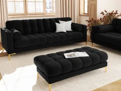 - Sofá "Bali" 4 lugares em veludo - 217x92x75cm^Cosmopolitan Design