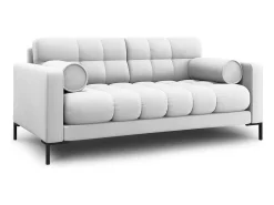 - Sofá "Bali" 2 lugares em tecido estrutural cinza claro - 152x92x75cm*Cosmopolitan Design Discount