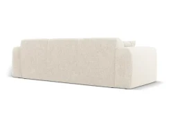 Sale - Sofá "Nolio" 3 lugares em tecido chenille claro - 235x95x72cm Sofá