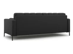 - Sofá "Bali" 4 lugares em tecido estrutural cinza escuro - 217x92x75cm*Cosmopolitan Design Outlet