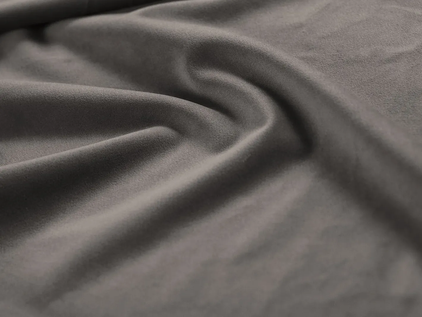 - Sofá "Bali" 2 lugares em veludo cinza claro - 152x92x75cm Sofá
