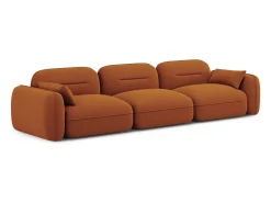 - Sofá modular "Sydney" 4 lugares em veludo - 320x90x70cm*Cosmopolitan Design Clearance