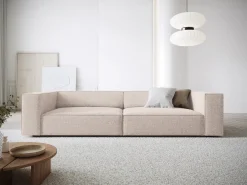 - Sofá "Arendal" 4 lugares em tecido chenille - 244x102x70cm^Cosmopolitan Design Hot