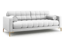 - Sofá "Bali" 4 lugares em tecido estrutural cinza claro - 217x92x75cm Sofá