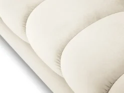 - Sofá "Bali" 2 lugares em veludo claro - 152x92x75cm^Cosmopolitan Design New