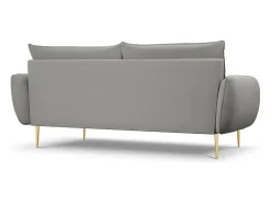- Sofá "Vienna" 4 lugares em tecido bouclé cinza - 230x92x95cm Sofá