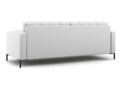 - Sofá "Bali" 3 lugares em tecido estrutural cinza claro - 177x92x75cm^Cosmopolitan Design New