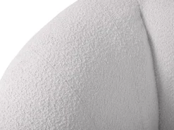 - Sofá "Essen" 2 lugares em tecido bouclé cinza claro - 210x95x86cm*Cosmopolitan Design Clearance