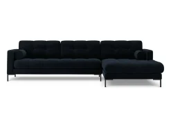 Sale - Sofá de canto direito "Bali" 5 lugares em veludo - 293x185x75cm Sofá