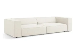 - Sofá "Arendal" 4 lugares em tecido chenille com efeito canelado - 244x102x70cm^Cosmopolitan Design Sale
