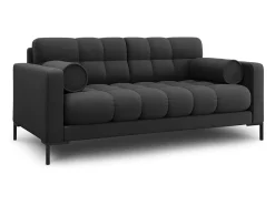 Best - Sofá "Bali" 2 lugares em tecido estrutural cinza escuro - 152x92x75cm Sofá