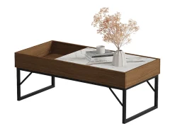 Vicco Mesa De Centro*Couchtisch noz 105x50x40 lunero Natural escuro