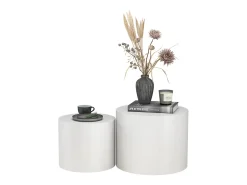 Vicco Mesa De Centro*Couchtisch-Set 48x48x38 giva Branco