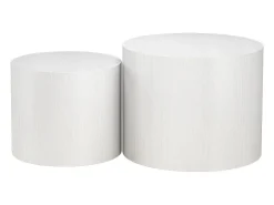 Vicco Mesa De Centro*Couchtisch-Set 48x48x38 giva Branco
