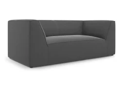 - Sofá "Charles" 2 lugares em veludo cinza escuro - 174x92x69cm*CXL by Christian Lacroix Outlet