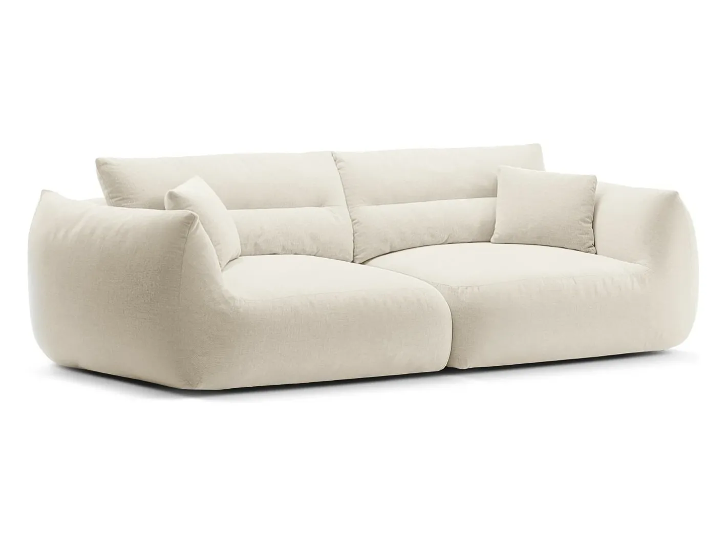 - Sofá modular "Maurie" 4 lugares em tecido chenille - 264x107x90cm*CXL by Christian Lacroix Best