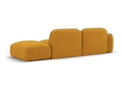 - Sofá modular direito "Lucien" 3 lugares em veludo mostarda - 295x90x70cm*CXL by Christian Lacroix Outlet