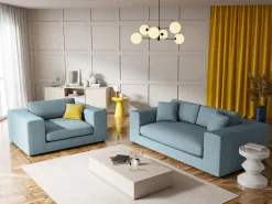 - Sofá "Tendance" 3 lugares em veludo cotelê - 220x122x72cm^CXL by Christian Lacroix Online