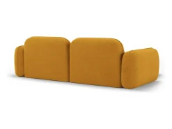 - Sofá modular de canto esquerdo "Lucien" 3 lugares em veludo mostarda - 230x165x70cm^CXL by Christian Lacroix Clearance
