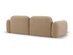 - Sofá modular de canto esquerdo "Lucien" 3 lugares em veludo areia - 230x165x70cm^CXL by Christian Lacroix Discount