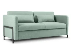 - Sofá-cama "Yanis" 2 lugares em tecido estrutural hortelã - 182x102x80cm^CXL by Christian Lacroix Online