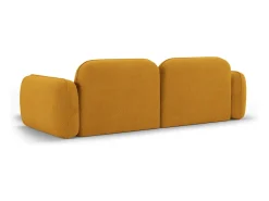 - Sofá modular de canto direito "Lucien" 3 lugares em veludo mostarda - 230x165x70cm*CXL by Christian Lacroix Outlet
