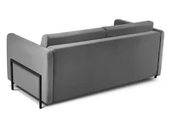 - Sofá-cama "Yanis" 2 lugares em veludo cinza escuro - 182x102x80cm^CXL by Christian Lacroix Hot