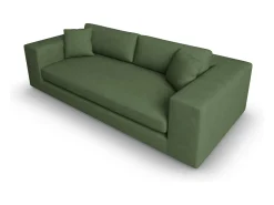 Outlet - Sofá "Tendance" 4 lugares em veludo cotelê - 262x122x72cm Sofá