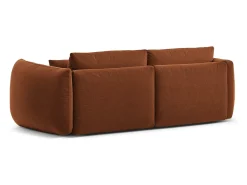 - Sofá modular "Maurie" 3 lugares em tecido chenille tijolo - 224x107x90cm^CXL by Christian Lacroix Outlet