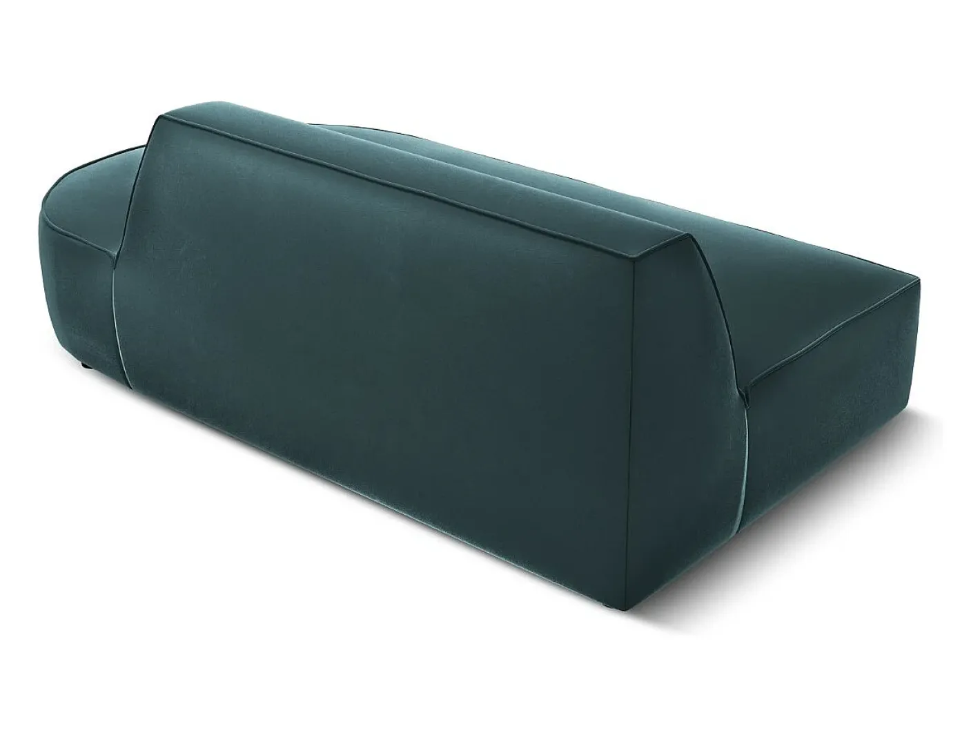 - Sofá modular direito "Charles" 2 lugares em veludo - 181x93x69cm*CXL by Christian Lacroix Discount