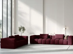 - Sofá modular "Lorella" 3 lugares em tecido estrutural - 230x85x70cm^CXL by Christian Lacroix