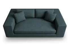 Sale - Sofá "Tendance" 3 lugares em veludo cotelê - 220x122x72cm Sofá