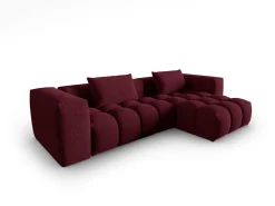 - Sofá modular de canto direito "Lorella" 3 lugares em tecido estrutural - 260x145x70cm^CXL by Christian Lacroix Online