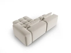 - Sofá modular de canto direito "Lorella" 3 lugares em veludo cru - 205x145x70cm^CXL by Christian Lacroix Sale