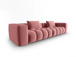- Sofá modular "Lorella" 5 lugares em veludo salmão - 290x85x70cm*CXL by Christian Lacroix Best