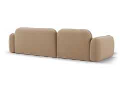 - Sofá modular de canto esquerdo "Lucien" 4 lugares em veludo areia - 275x165x70cm*CXL by Christian Lacroix Online