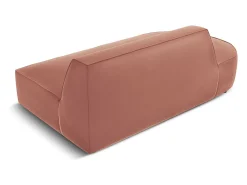 Online - Sofá modular virado para a esquerda "Charles" 2 lugares em veludo - 181x93x69cm Sofá