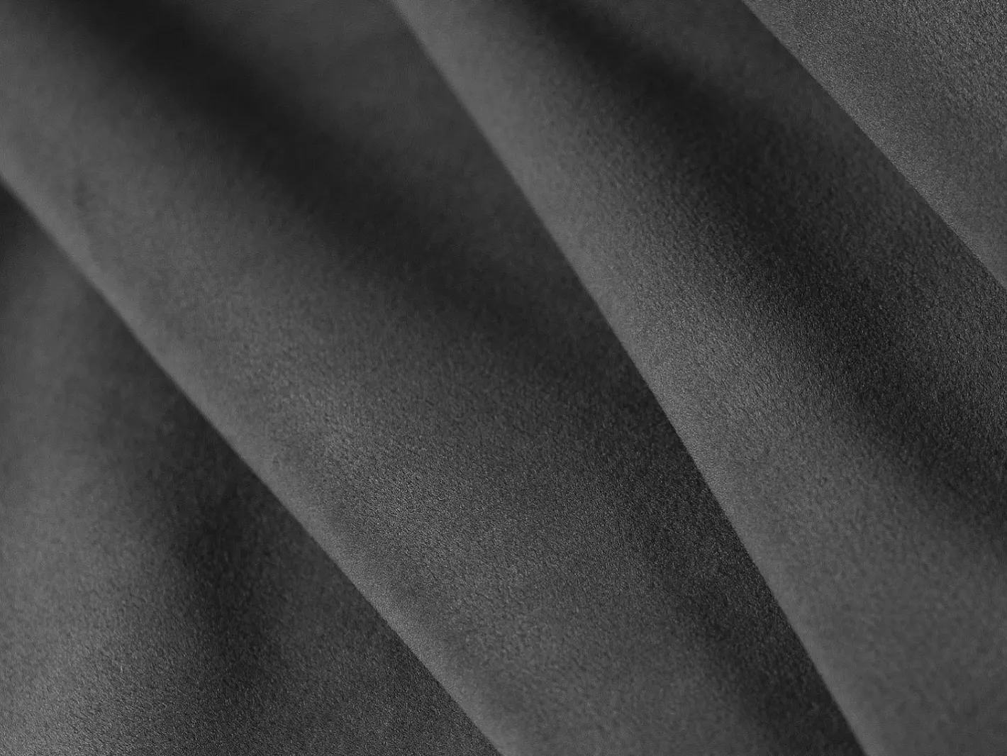 Sale - Sofá de canto direito "Charles" 4 lugares em veludo cinza escuro - 273x180x69cm Sofá
