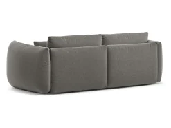 - Sofá modular "Maurie" 3 lugares em tecido chenille cinza escuro - 224x107x90cm^CXL by Christian Lacroix