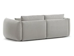 Sale - Sofá modular "Maurie" 3 lugares em tecido chenille cinza claro - 224x107x90cm Sofá