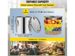 Destilador de Álcool SucceBuy 12.5 L, Kit Moonshine Still, Destilaria de Whisky com Bomba d'Água* Hot